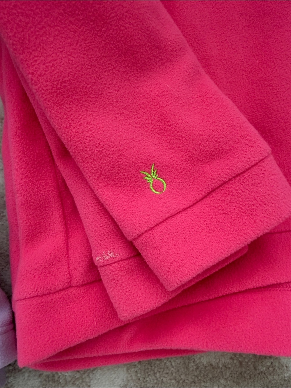 Cozy Fleece Pullover - Red, Lavender, Pink - Picture 2 of 5